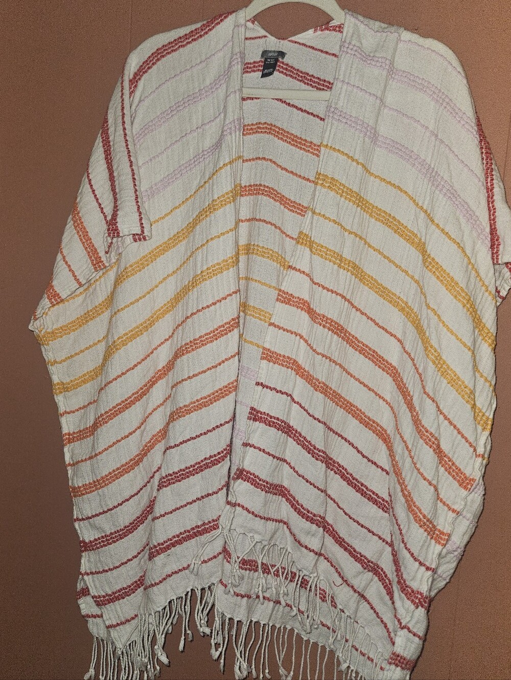 Aerie  Kimono/Beach Cover Up Robe with Tassles One Size